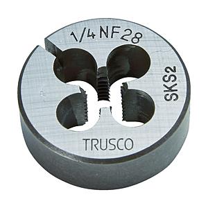 トラスコ中山 T25D-1/4UNF28 TRUSCO 丸ダイス 25径 ユニファイねじ 1/4UNF28 (SKS) | TRUSCO中山