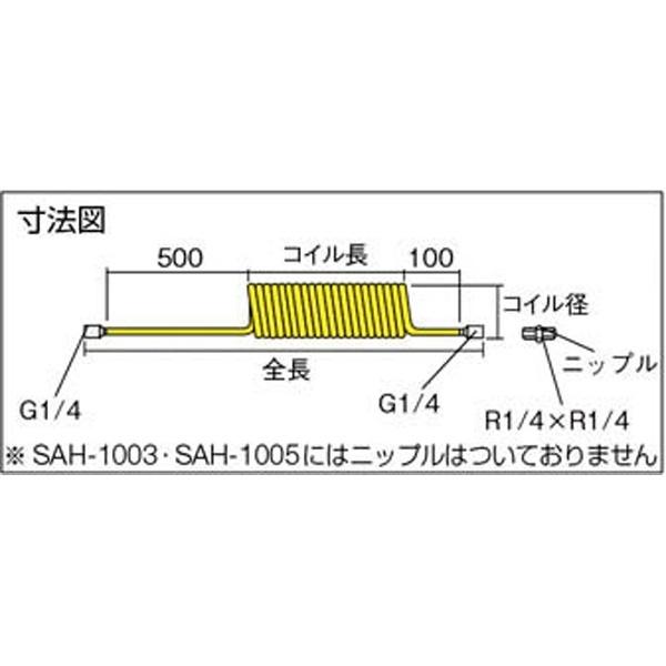 トラスコ中山 SAH-803 TRUSCO スパイラルエアホース 5X8mm 2m | TRUSCO中山 | 01