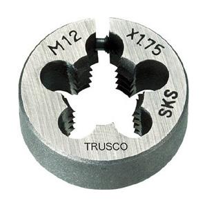 トラスコ中山 ＴＲＵＳＣＯ 丸ダイス ５０径 Ｍ２４×３．０ （ＳＫＳ） Ｔ５０Ｄ−２４Ｘ３．０ | TRUSCO中山
