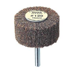 トラスコ中山 ＴＲＵＳＣＯ ナイロン軸付ホイル外径φ１００×厚み２５×軸６ １８０＃ ＵＦＮ−１０２５−１８０ （１箱５個） | TRUSCO中山