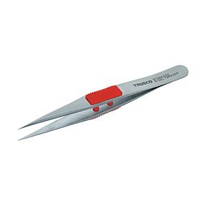 トラスコ中山 ラバーグリップ付ステンレスピンセット 120mm 強力型 TSP210 | TRUSCO中山
