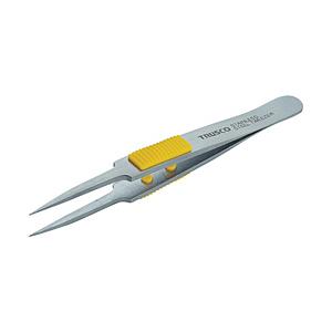 トラスコ中山 ラバーグリップ付ステンレスピンセット 115mm 極細鋭型 TSP214 | TRUSCO中山
