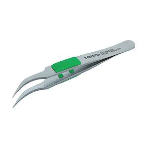 トラスコ中山 ラバーグリップ付ステンレスピンセット 115mm 先細鷲型 TSP215 | TRUSCO中山