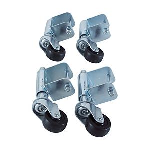 トラスコ中山 TRUSCO 1段2段用アルミ作業用踏台スプリングキャスター 4個1セット TSC-1A | TRUSCO中山