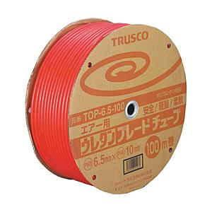 トラスコ中山 ウレタンブレードチューブ 6．5X10 100m 赤 TOP6.5100 | TRUSCO中山
