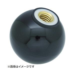 トラスコ中山 樹脂製握り玉 金具付黒 25XM8mm TPC258BK | TRUSCO中山