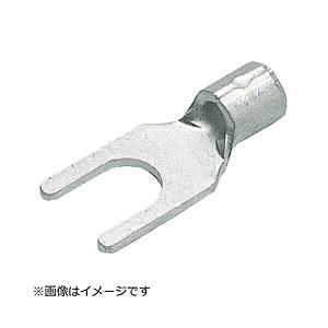 トラスコ中山 TRUSCO　裸圧着端子先開形φ3．2長さ15．0　T-1.25Y-3K | TRUSCO中山