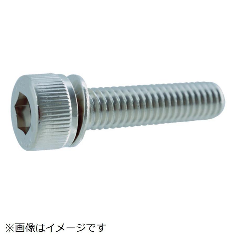 トラスコ中山 ＴＲＵＳＣＯ　ギザ付皿ばね座金付六角穴付ボルト　Ｍ４Ｘ６　１２本入 | TRUSCO中山