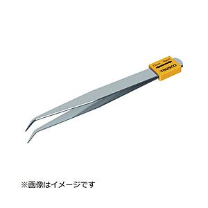 トラスコ中山 TRUSCO　ステンレス製ピンセット　開閉キャップ付　AA先曲150　TSPC-28 | TRUSCO中山
