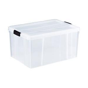 トラスコ中山 TRUSCO　クリアライトボックス　66L　黒半透明　TCR-04-BK | TRUSCO中山