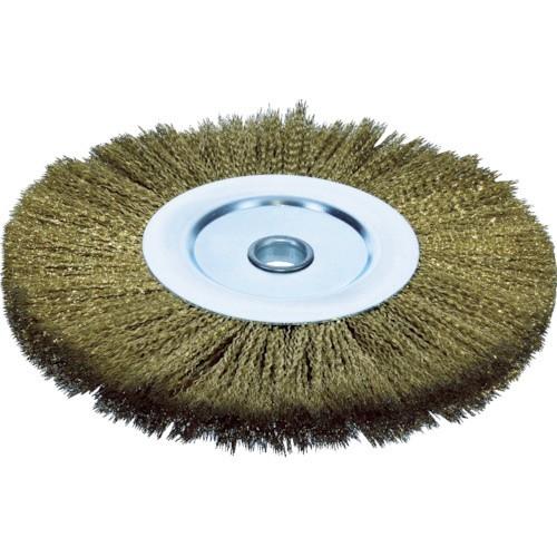 トラスコ中山 ＴＲＵＳＣＯ　ホイルブラシ　Φ３００Ｘ２５ｍｍ穴　真鍮メッキ鋼線　線径０．３５ | TRUSCO中山