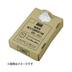 トラスコ中山 ＴＲＵＳＣＯ　まとめ売り　業務用ポリ袋　透明・箱入　０．１×７０Ｌ　　（５０枚入） トラスコ中山(TRUSCO) まとめ買い 業務用ポリ袋 透明・箱入 レッド