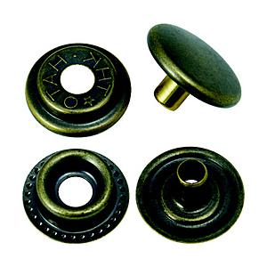 トラスコ中山 ＴＲＵＳＣＯ　ハトメボタン　金ブロンズメッキ　１５ｍｍ　１０組入り   P-THB15-GBM | TRUSCO中山