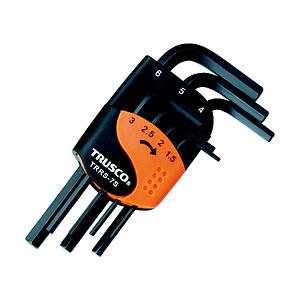 トラスコ中山 ＴＲＵＳＣＯ　ＴＲＵＳＣＯ　六角棒レンチセット　ショートタイプ　７本組   TRRS-7S | TRUSCO中山