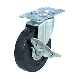 トラスコ中山 HLF−120用ハードゴムキャスター Φ100 自在S付 TYSG100RHS | TRUSCO中山