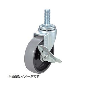 トラスコ中山 ねじ込み式キャスター 自在ストッパー付 Φ75 TYST75NUS | TRUSCO中山