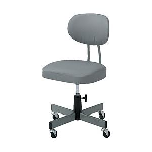 トラスコ中山 事務椅子 ビニールレザー張り グレー T80 | TRUSCO中山