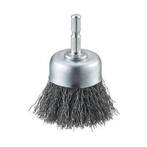 トラスコ中山 軸付カップブラシ φ50X軸6．35 鋼線 線径0．3 TB662260 | TRUSCO中山