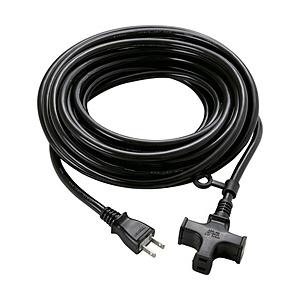 トラスコ中山 ＴＲＵＳＣＯ　３個口ソフトタイプ延長コード　１０ｍ　ブラック   TKC15-103PSBK                       8037 | TRUSCO中山