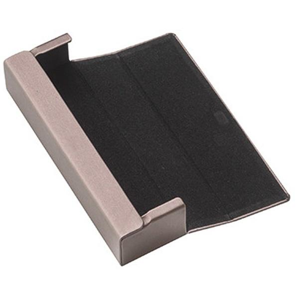 名古屋眼鏡 メタルハード 四角メガネケース（ブラウン）2451-03 |  | 02