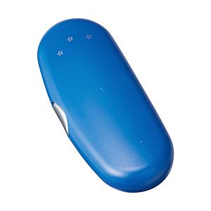 名古屋眼鏡 プラスチックハード メガネケース（ブルー）2005-02 | 