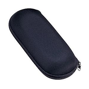 名古屋眼鏡 ファスナー式 ウレタンセミハード メガネケース（クロ）［LL］2807-01 | 