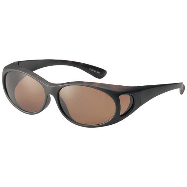 名古屋眼鏡 フィールドゲートカバーグラス 7165-01 MBRデミ/BR（マットブラウンデミ/ブラウン偏光） | ブランド登録なし | 01