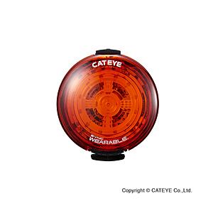 キャットアイ USB充電式LEDセーフティライト SYNC WERABLE シンク ウェアラブル(レッド） SLNW100 | 