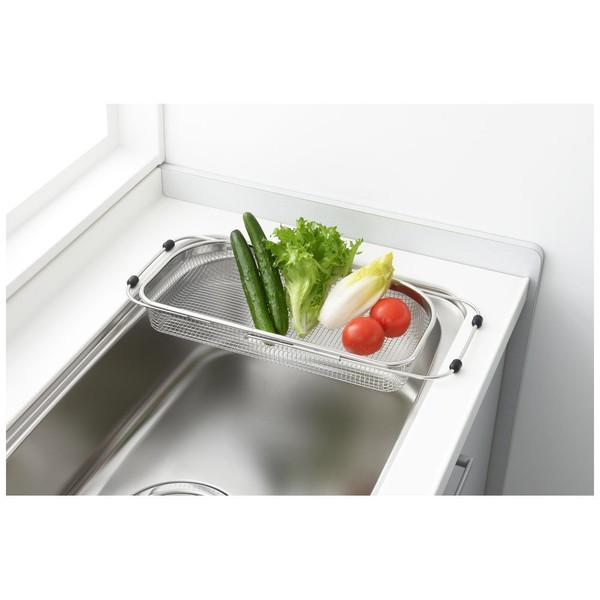 ヨシカワ シェイプライン スライド式シンクエンドバスケット（中深）   SP1260 | ヨシカワ | 02