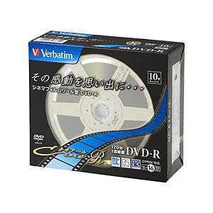 VERBATIMJAPAN VHR12JC10V1　録画用DVD-R（1-16倍速対応/10枚/CPRM対応/キネアールデザイン） | 