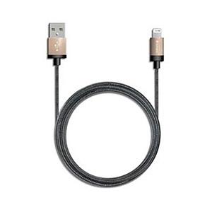 VERBATIMJAPAN MFI認証/強靭・高耐久ライトニングケーブル （1.2m/ゴールド）　64532 | 