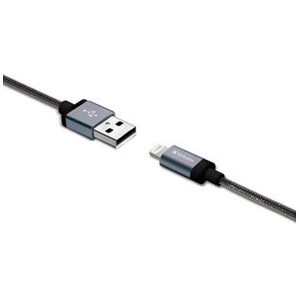 VERBATIMJAPAN iPad / iPad mini / iPhone / iPod対応　Lightning ⇔ USBケーブル 充電・転送 2.4A （2.0m・ブラック）　MFi認証　64663 |  | 02