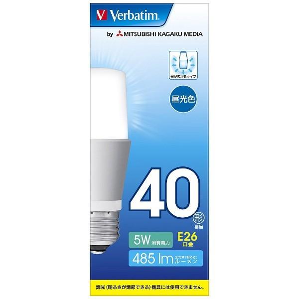 VERBATIMJAPAN LED電球 「バーベイタム」（T形・全光束485lm／昼光色相当・口金E26）　LDT5D-G/V1 【ビックカメラグループオリジナル】 【864】 |  | 01