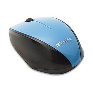 VERBATIMJAPAN ワイヤレスBlueLEDマウス ［2.4GHz・USB］ （3ボタン・ブルー）　MUSWBLBV3 【864】 | 