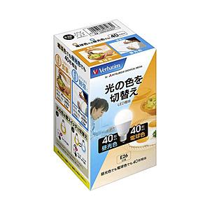 調光器非対応LED電球 「バーベイタム」（光色切替え形・全光束485lm／昼光色・電球色相当・口金E26）　LDA6-G/LDV1 【ビックカメラグループオリジナル】 | 