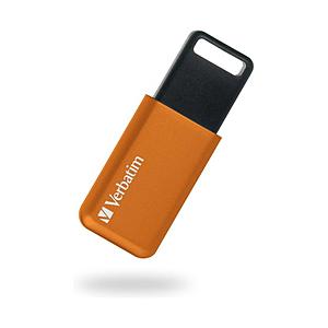 VERBATIMJAPAN USBメモリ (Mac/Win) オレンジ USBSLM256GDV1 ［256GB /USB TypeA /USB3.2 /スライド式］ | 