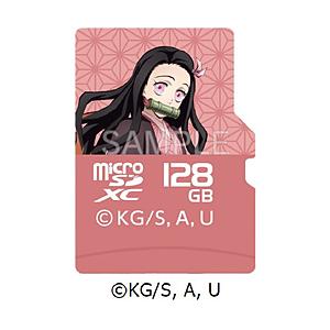 VERBATIMJAPAN microSDXCカード 鬼滅の刀デザイン 竈門禰豆子 MXCN128GJNEZUKOV1 ［Class10 /128GB］ | 