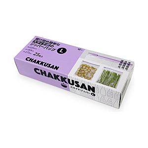 ケミカルジャパン 開け閉め簡単なスライド式ジッパーバッグL 25枚 | 