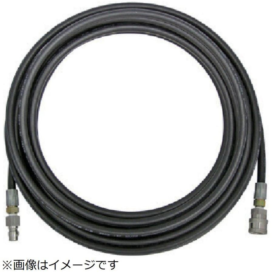 アサダ アサダ　３／８高圧ホース　２００Ｖ冷水・エンジン式用　２０ｍ　ワンタッチカプラ | 