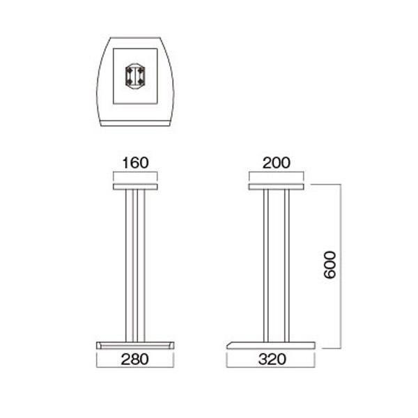 ハヤミ工産 台型スピーカースタンド　2台1組 SB-965 |  | 02