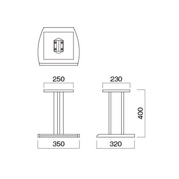 ハヤミ工産 台型スピーカースタンド 2台1組 SB-981 |  | 02