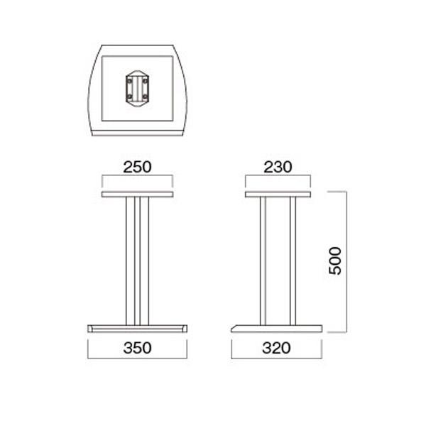 ハヤミ工産 台型スピーカースタンド　2台1組 SB-983 |  | 02