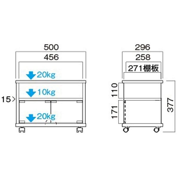 ハヤミ工産 15V〜20V型対応テレビ台 TV-SP500 |  | 05