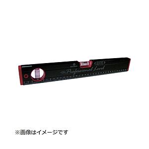 アカツキ製作所 マグネット付 箱型アルミレベル（黒×赤） RB270M230MM | 