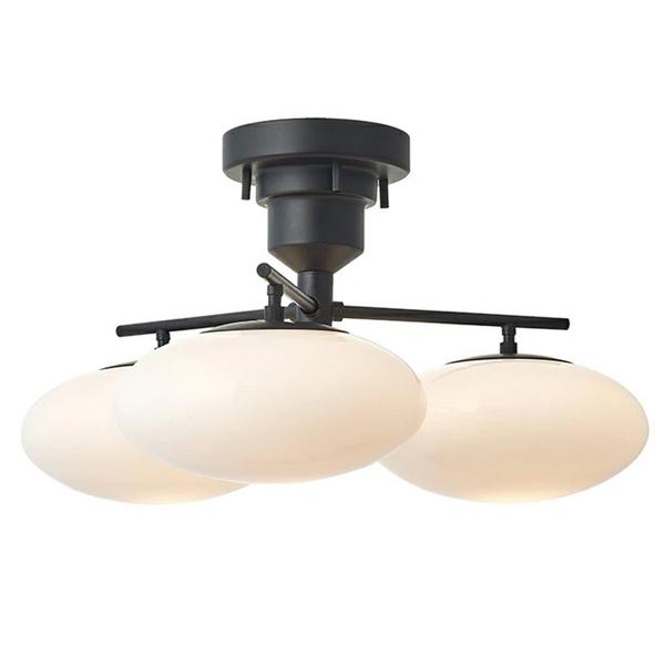 インターフォルム シーリングライト Fatima(ファティマ) 電球別売品(口金E17×3灯使用可能)   LT-3905 ［6畳 /E17 /電気工事不要］ | 