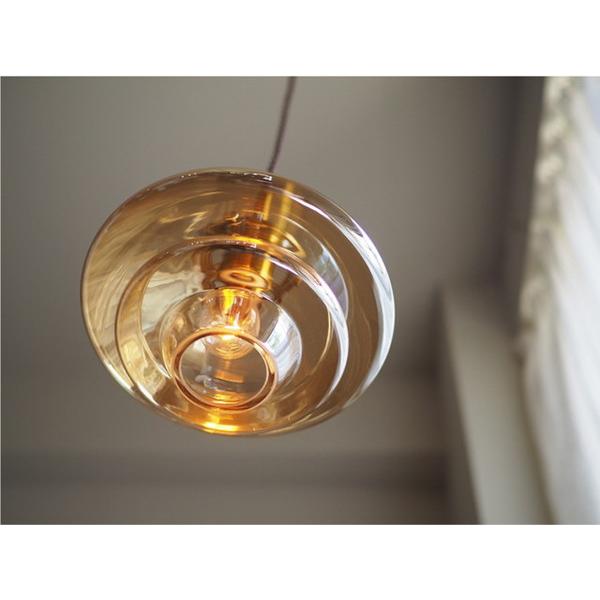 インターフォルム ペンダントライト Linne (リネー) アンバー 電球別売品(E17/小型電球使用可能)   LT-4241AM ［4.5畳 /リモコン無 /E17 /電気工事不要］ |  | 01