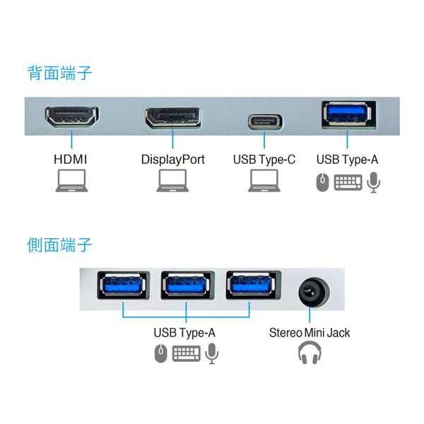EIZO(エイゾー) USB-C接続 PCモニター FlexScan ブラック EV2781-BK ［27型 /WQHD(2560×1440） /ワイド］｜y-sofmap｜05