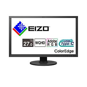EIZO(エイゾー) USB-C接続 PCモニター ColorEdge ブラック CS2731-ZBK ［27型 /WQHD(2560×1440） /ワイド /61Hz］ | 