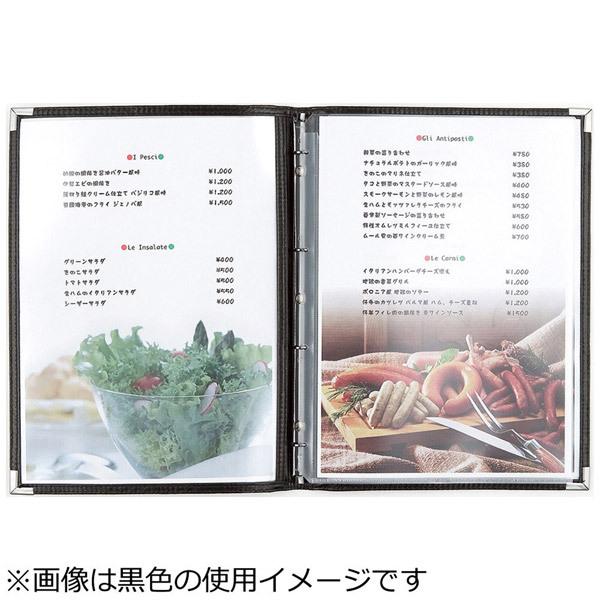 シンビ シンビ メニューブック スリム B-ABW 黒 ＜PAA0101＞ 【864】 [振込不可] |  | 02