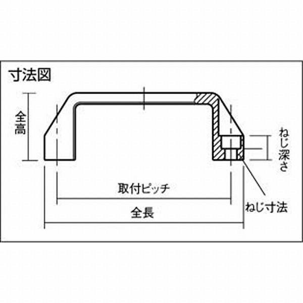 イマオコーポレーション AGS150 ベンリック アーチグリップ(六角穴付きボルト仕様)150×45 M8 ブラック |  | 02